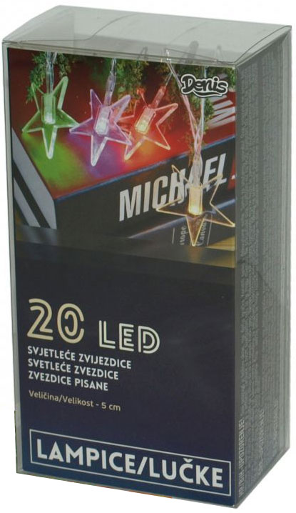 Novogodišnje LED svetleće zvezdice - dodatni pogled