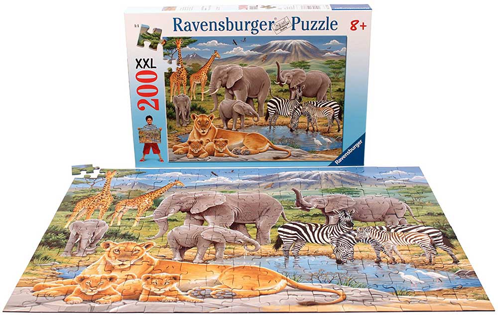 Ravensburger puzzle XXL - Životinje - Animals In Africa 200 delova RA12736 - dodatni pogled