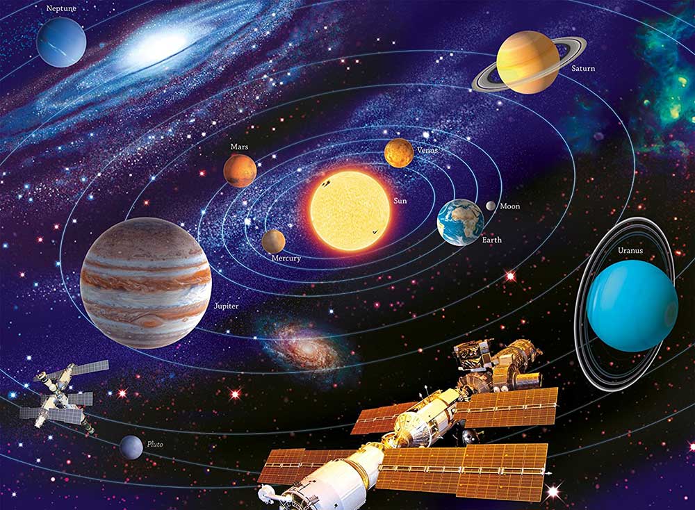 Ravensburger puzzle XXL - The Solar System 200 delova RA12796 - dodatni pogled