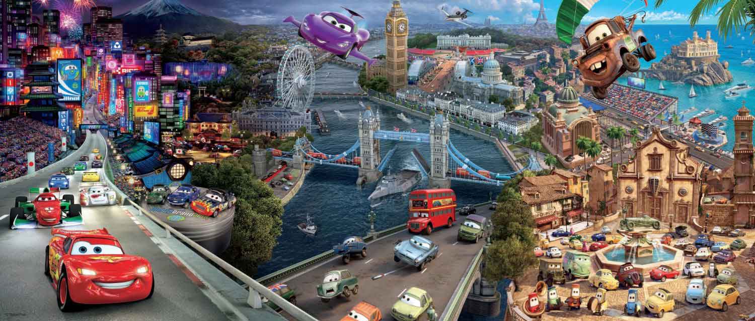 Ravensburger puzzle Disney - PIXAR - Cars 200 delova PANORAMA prikaz RA12645 - dodatni pogled