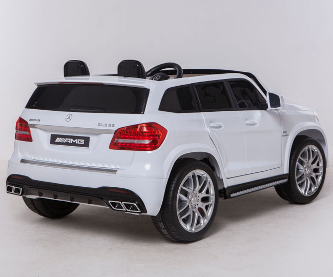 Dečiji automobil na akumulator Dvosed Mercedes GLS 63 AMG Beli - dodatni pogled