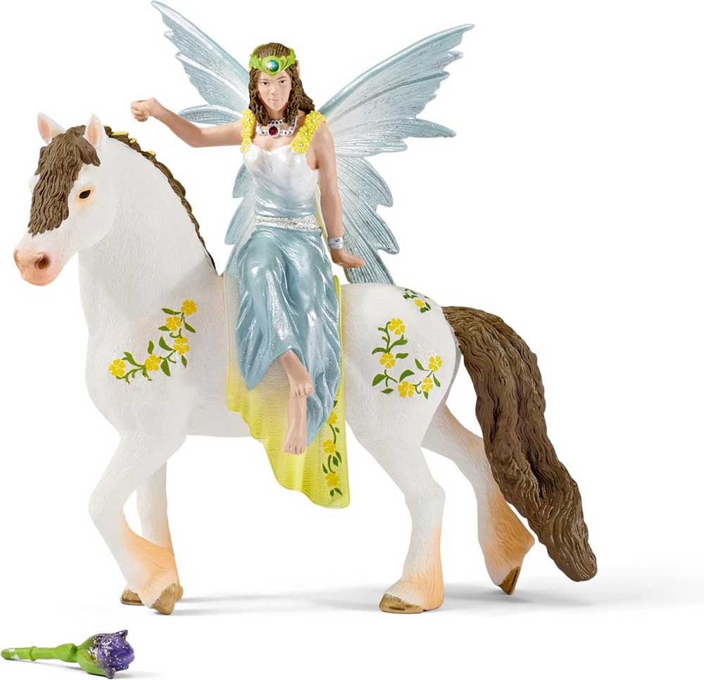 Schleich Figurice Bayala -  Vila Ejela u svečanoj odeći na konju 70516 - dodatni pogled