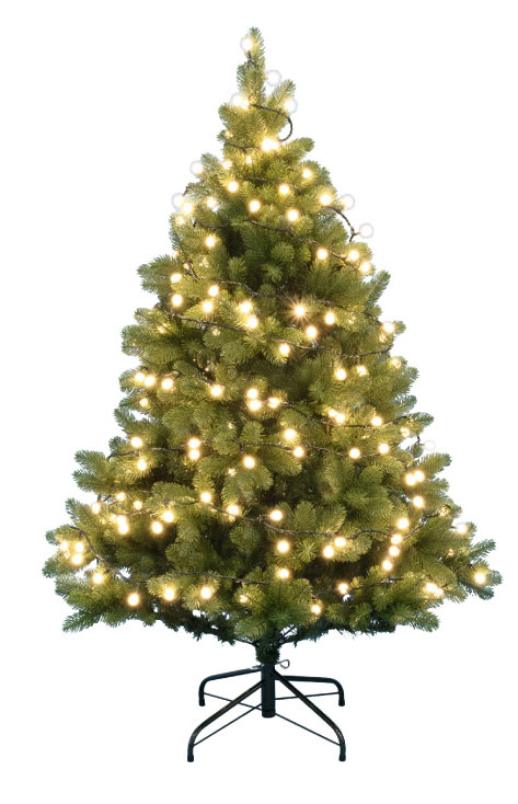 Svetleće loptice za jelku toplo bele 100LED 8 metara - dodatni pogled