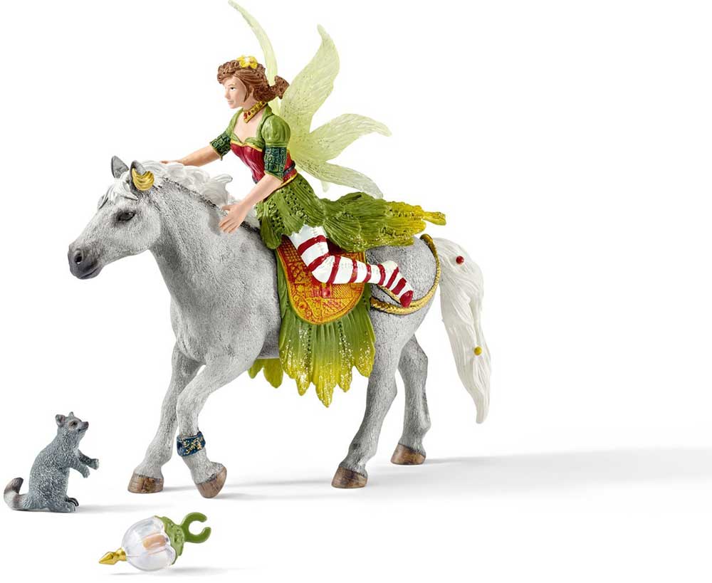 Schleich Figure Bayala - Vila Marvin u svečanoj odeći na konju 70517 - dodatni pogled