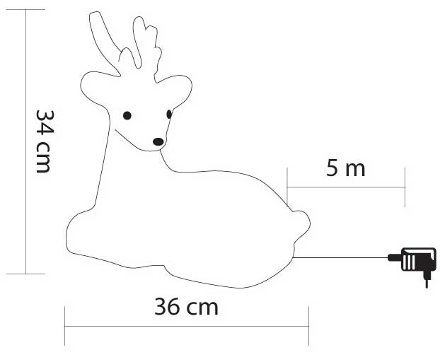 Svetleća figura irvasa KDA7 - dodatni pogled