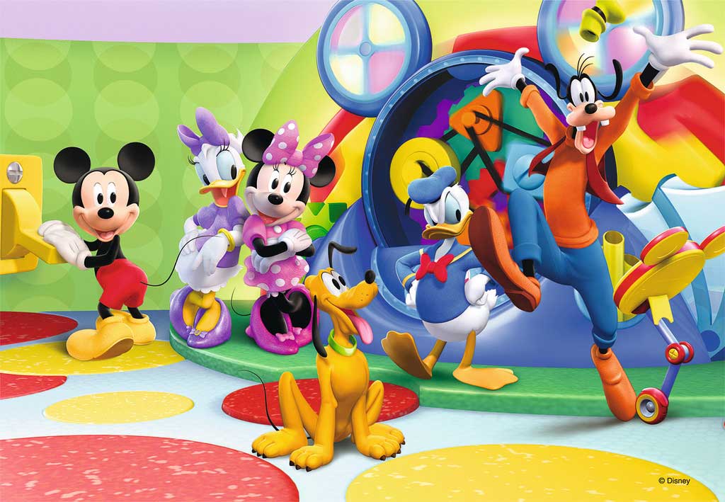 Ravensburger puzzle  Dečije puzle - 2x12 - Disney - Mickey Mouse Club House  2x12 delova  RA07565 - dodatni pogled