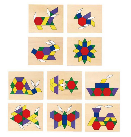 Viga drvene tangram puzzle 50029 - dodatni pogled