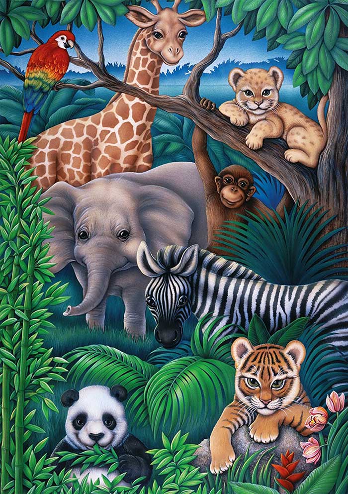 Ravensburger puzzle Dečije puzle - 35 - Životinje - Animal Kingdom  35 delova RA08601 - dodatni pogled