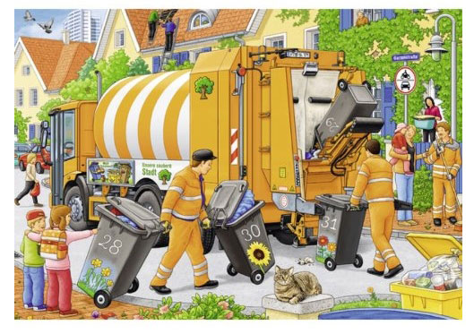 Ravensburger puzzle Dečije puzle - 2x24 - The Dustmen 2x24 delova RA09192 - dodatni pogled