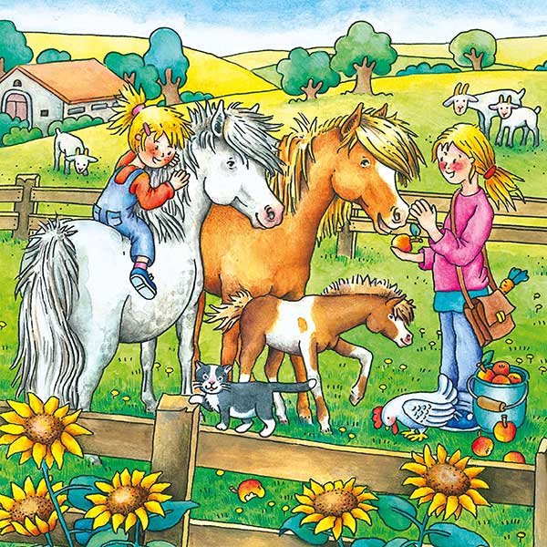 Ravensburger puzzle Dečije puzle - 3x49 - Životinje - Small Animals  3x49 delova RA09293 - dodatni pogled