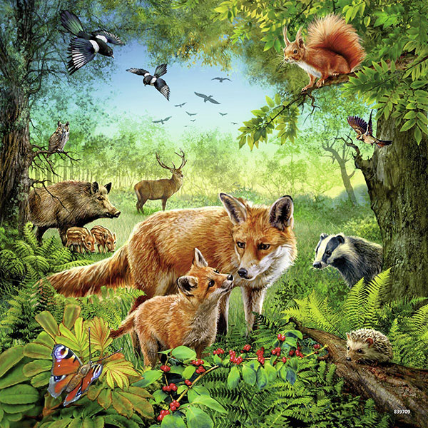 Ravensburger puzzle Dečije puzle - 3x49 - Životinje - Animals of the Earth  3x49 delova RA09330 - dodatni pogled