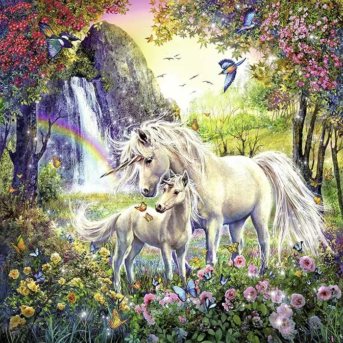 Ravensburger puzzle Dečije puzle - 3x49 - Fantazija - Beautiful Unicorns 3x49 delova RA09291