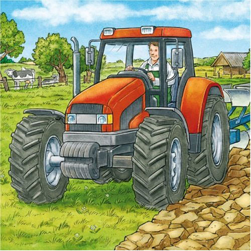 Ravensburger puzzle Dečije puzle - 3x49 - Velike poljoprivredne mašine - Traktor 3x49 delova RA09388 - dodatni pogled