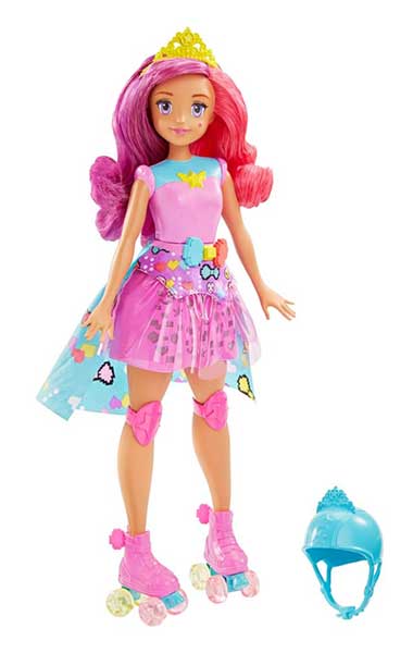 Barbie Lutka Na Rošulama Video Gem Hero DTW00 37006 - dodatni pogled