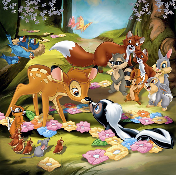 Ravensburger puzzle Dečije puzle - 3x49 - Disney - Animal Friends - Bambi, Balu i Simba   3x49 delova RA09365 - dodatni pogled