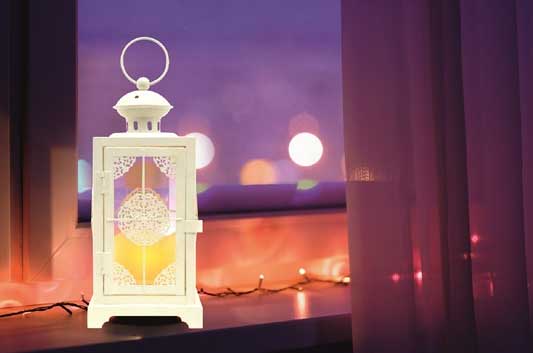 Fenjer sa LED svećom Pahuljica LTN9 - dodatni pogled