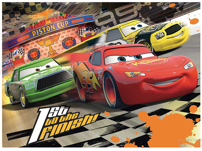Ravensburger puzzle Dečije puzle - XXL - Disney - PIXAR - Cars Piston Cup 100 delova RA10849 - dodatni pogled