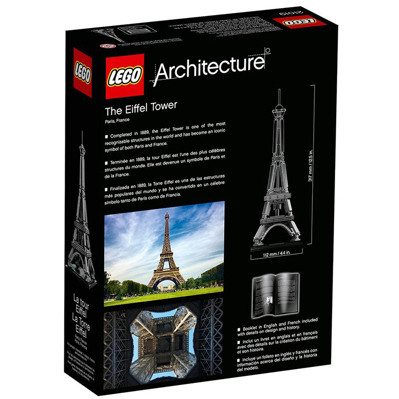 LEGO® kocke Architecture - Ajfelova kula 21019 - dodatni pogled