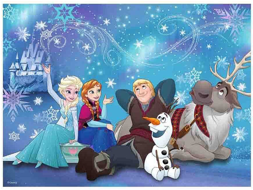 Ravensburger puzzle Dečije puzle - XXL - Disney - Frozen - Frozen Ice Magic - Ledena čarolija 100 delova RA10911 - dodatni pogled
