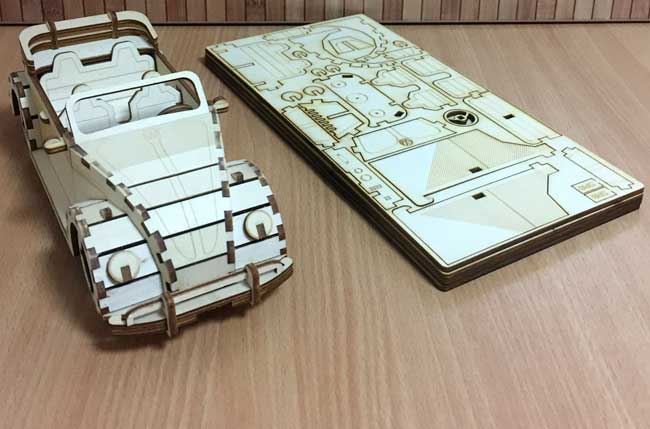 3D Maketa automobila VW Buba - dodatni pogled