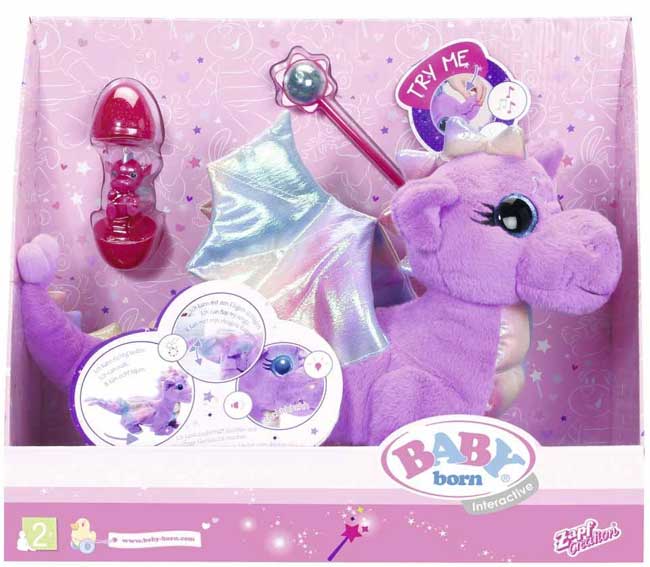 Baby Born Plišani Interaktivni zmaj ZF822456 - dodatni pogled