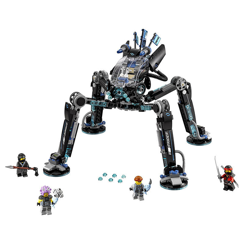 LEGO® NINJAGO kocke  Water Strider - Dugonogi vodohodač 494 dela 70611 - dodatni pogled