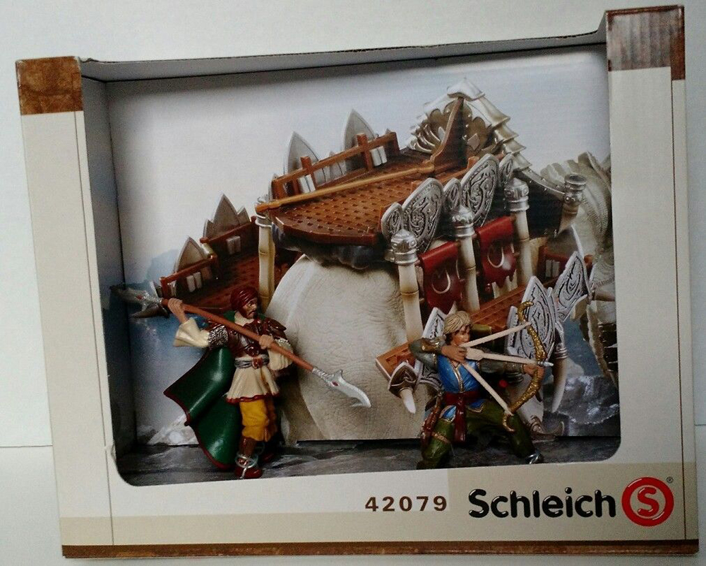 Schleich Dodatak za borbenog slona - sedlo i ratnici 42079  - dodatni pogled