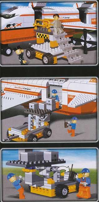BanBao Kocke Transportni Avion 8281 - dodatni pogled