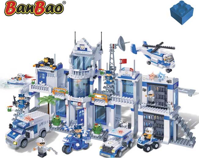 BanBao Kocke Policijska stanica 8353 - dodatni pogled