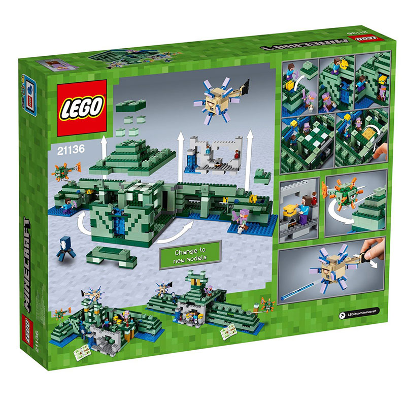 LEGO® Minecraft kocke  The Ocean Monument - Okean  1122 dela  21136 - dodatni pogled