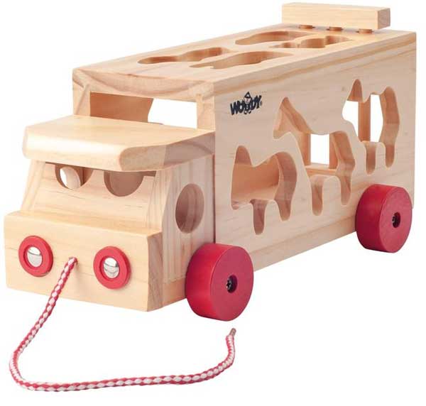 Woodyland Kamion sorter sa oblicima životinja 91199 - dodatni pogled