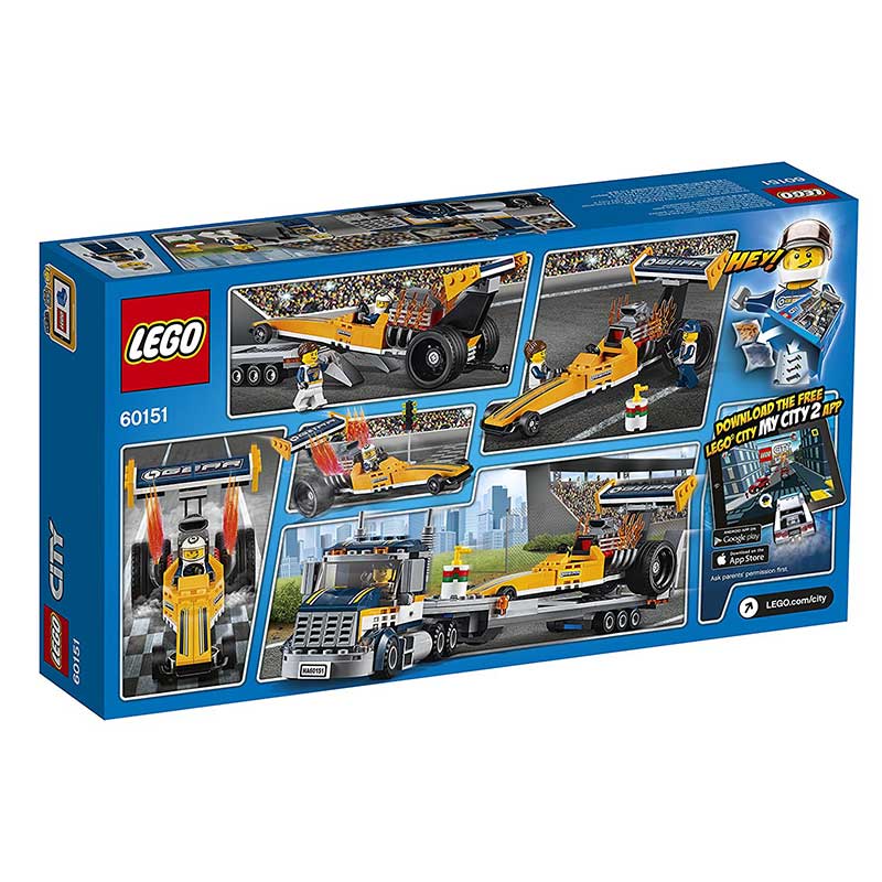 LEGO® City kocke Vozila - Transport dragstera 60151 - dodatni pogled