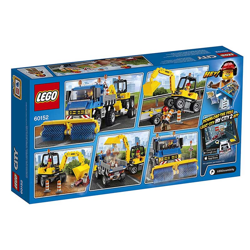 LEGO® City kocke Vozila - Bager i kamion za čišćenje 60152 - dodatni pogled