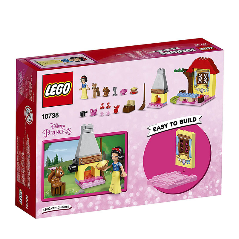 LEGO Juniors kocke Disney Princess - Snow Whites Forest Cottage - Snežanina koliba u šumi 67 delova 10738 - dodatni pogled