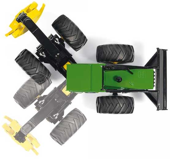 Siku Traktor John Deere za prenos stabala 4062 - dodatni pogled