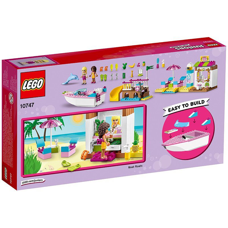 LEGO® Juniors kocke LEGO® FRIENDS - Andrea and Stephanies Beach Holiday - Andrein i Stefanin odmor na plaži  143 dela 10747 - dodatni pogled