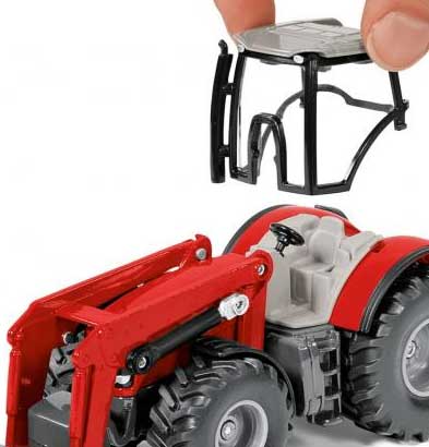 Siku Traktor Massey Ferguson sa prikolicom 1987 - dodatni pogled