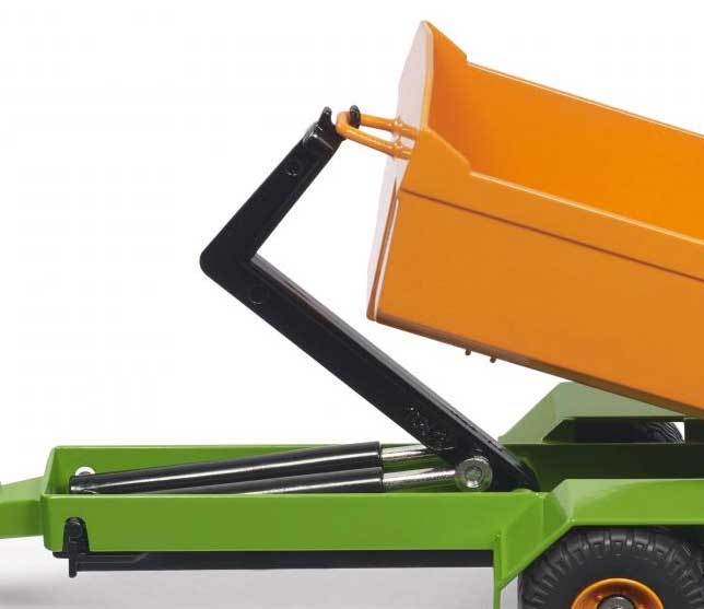 Siku Traktor Fendt sa kiper prikolicom 1989 - dodatni pogled