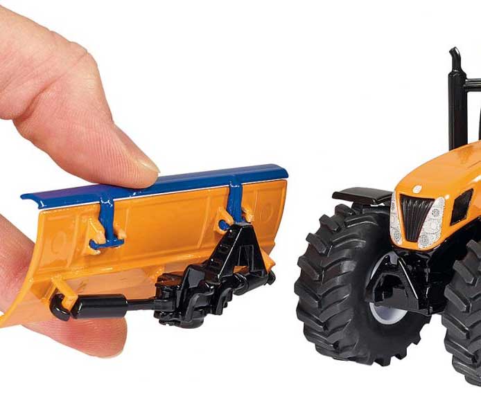 Siku New Holland traktor sa plugom za sneg i rasipačem soli 2940 - dodatni pogled