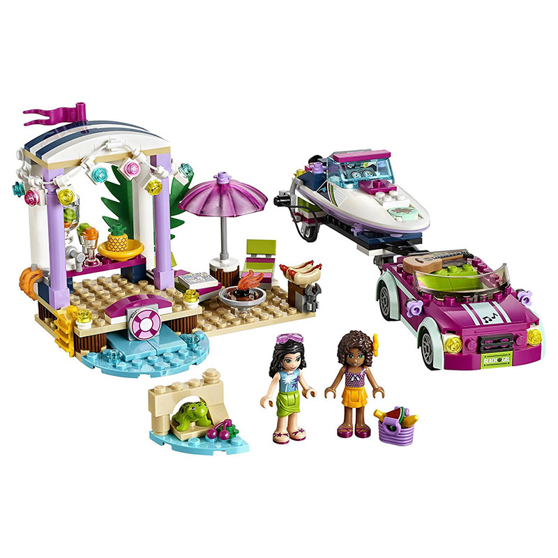 LEGO® FRIENDS kocke Andreas Speedboat Transporter – Andrein gliser 309 delova 41316 - dodatni pogled