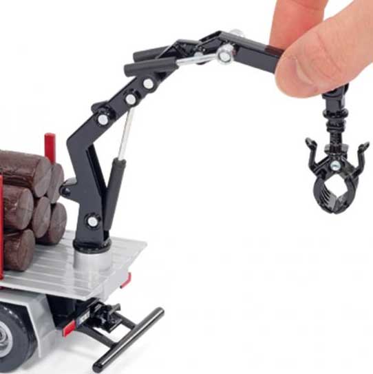 Siku Kamion Mercedes-Benz Zetros za prevoz drva 2714 - dodatni pogled