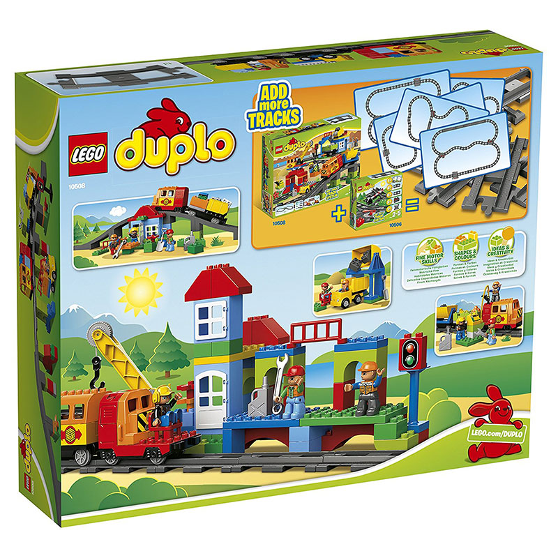 LEGO® DUPLO® kocke Deluxe Train Set - Vozovi-Deluks set 134 dela 10508 - dodatni pogled