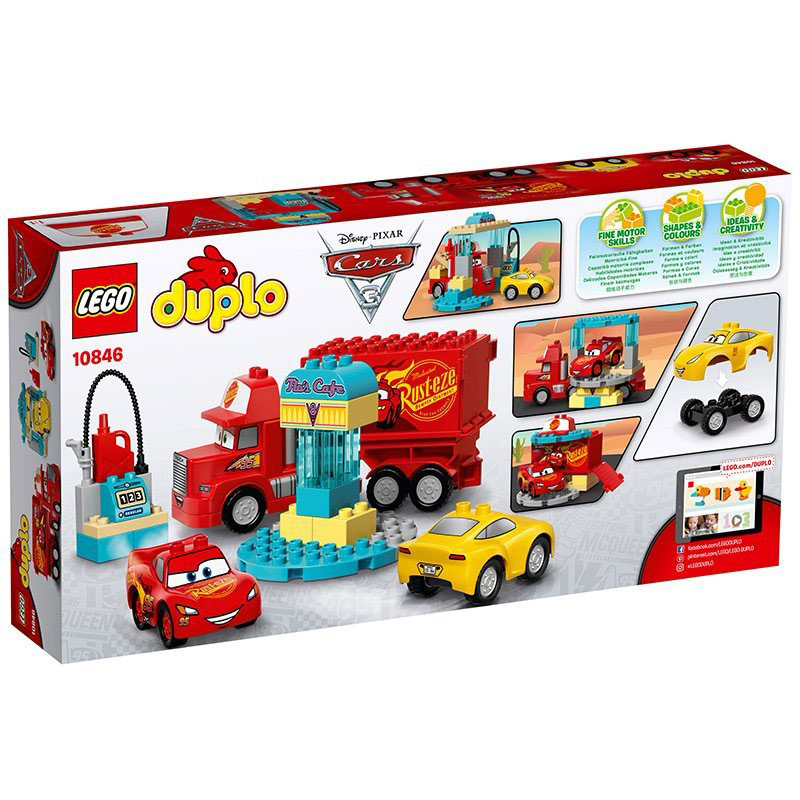 LEGO® DUPLO® kocke Disney PIXAR Cars 3 - Flos Cafe – Floov kafe 28 delova 10846 - dodatni pogled