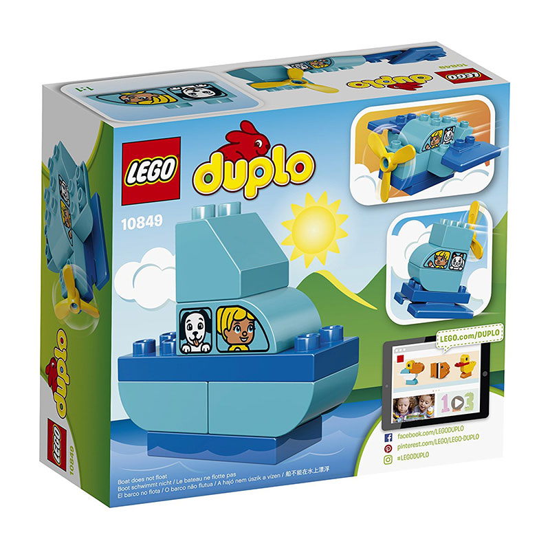 LEGO® DUPLO® kocke My First Plane – Moj prvi avion 10 delova 10849 - dodatni pogled