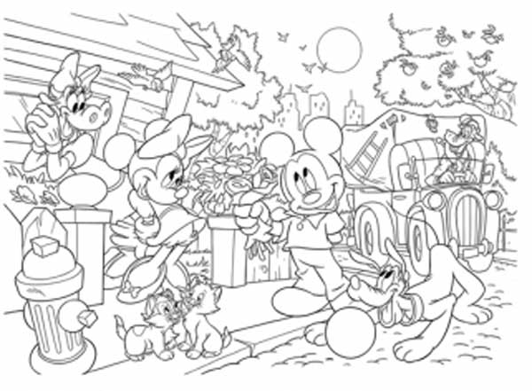 Lisciani Slagalica 108 Delova-Maxi Miki Maus 2u1 Složi i Oboji 31715 - dodatni pogled