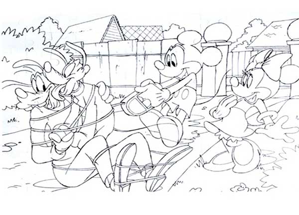 Lisciani Slagalica 108 Delova-Miki Maus 2u1 Složi i Oboji 31723 - dodatni pogled