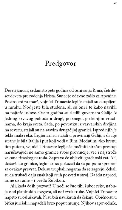 Rubikon, Tom Holand - dodatni pogled