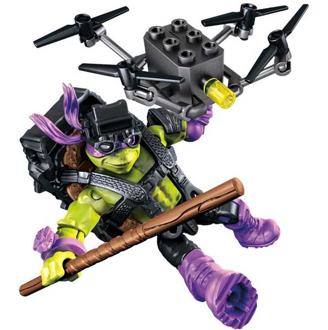Mega Bloks Kocke TMNT Donnie Drone Pursuit 36677 - dodatni pogled
