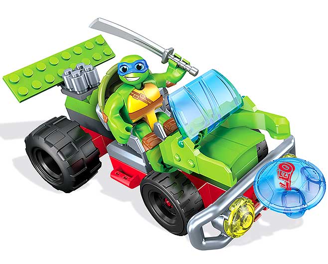 Mega Bloks Kocke TMNT Leo Turtle Buggy 36682 - dodatni pogled