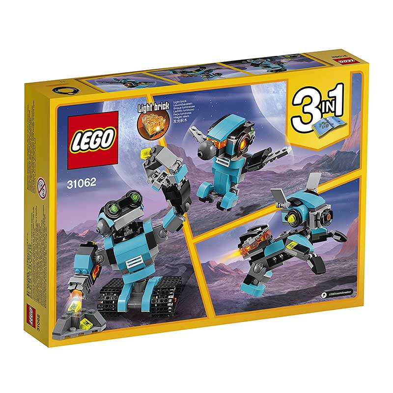 LEGO® Creator kocke 3 in 1 - Robo Explorer – Robo-istraživač 205 delova  31062 - dodatni pogled
